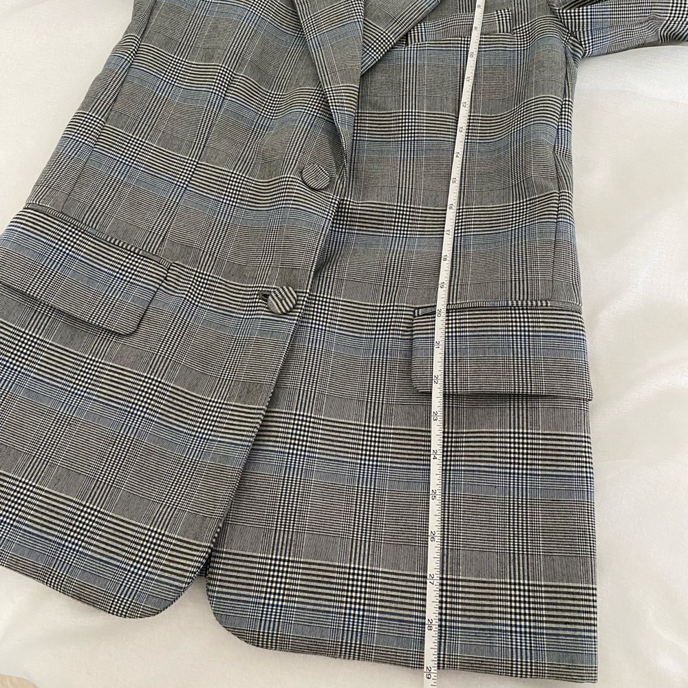 NWT Mango Check Structured blazer - Picture 15 of 15